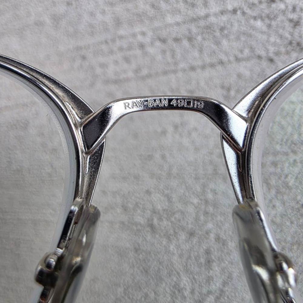 NEW Ray-Ban RX6466 3101 Blue Silver Eyeglasses Frame 49□19 140 w/ Case - Picture 6 of 9